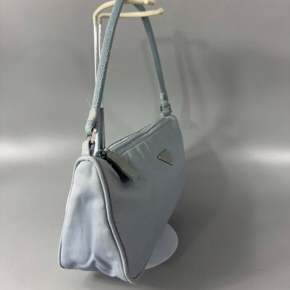 Authentic Prada Pochette Shouler Bag Tessuto Small - Picture 4 of 14